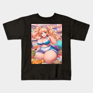 Chubby Champions Cute Beautifull Anime Kids T-Shirt